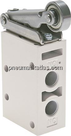 Exemplarische Darstellung: 3/2-Wege Rollenhebelven