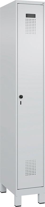 Spind Evolo PLUS 1 Abteil H1950xB300xT500mm RAL7035/RAL7035 /F/7035