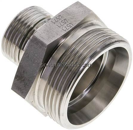 Gerade Schneidringverschr. G 3/4"-35 L (M45x2), ohne Mutter & Schneidring, 1.457