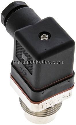 Temperaturschalter (Schließer), Messing, +110°C