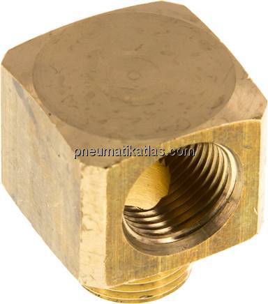 90°-Winkel G 3/8"(IG)-G 3/8"(AG), Messing