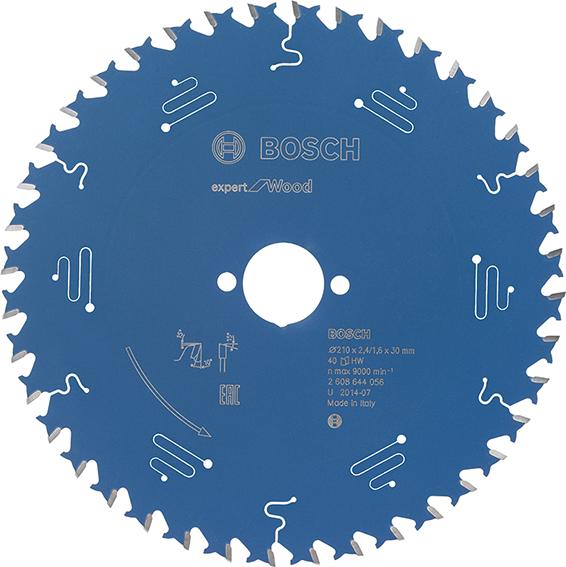 HM-Kreissägeblatt 210x2,4/1,8x30 40Z WBoschVE à 1 Stück Expert for Wood