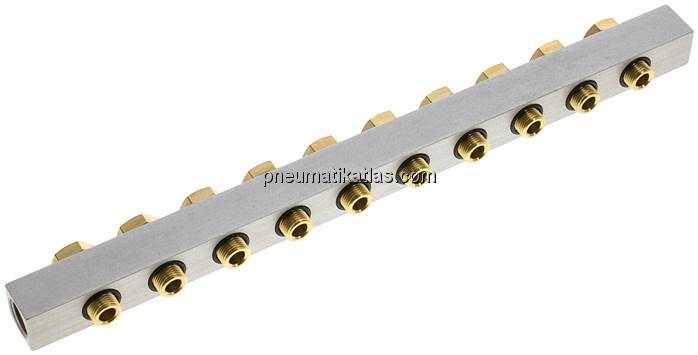 P-Leiste inkl. Hohlschrauben und Dichtungen für Ventilbaureihe M04 / P04