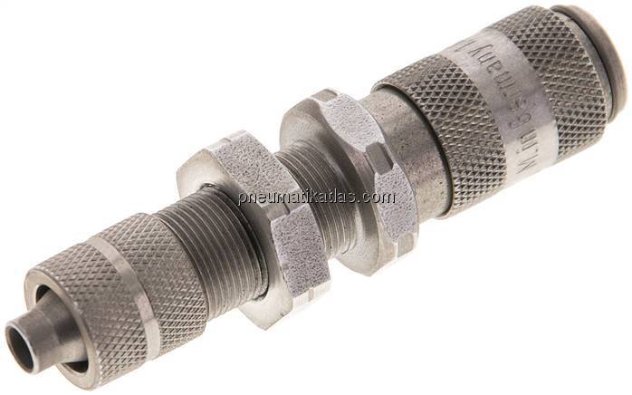 Schott-Kupplungsdose (NW2,7) 6x4mm Schlauch, 1.4404