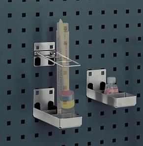 Kombihalter komplett B55xT150 mm 3 Aufnahmen 2-tlg. für Lochplatten bott