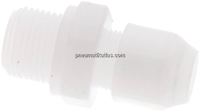 Gerade Verschraubung G 3/8"-8x6mm, Polypropylen