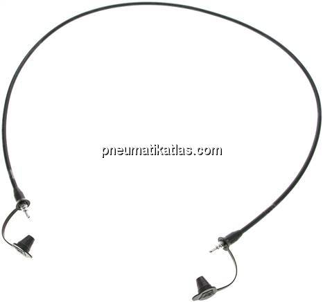 Messschlauch, 1.000mm, Steckanschluss - Steckanschluss