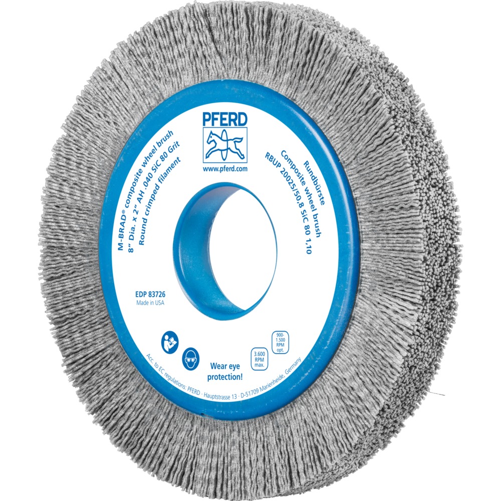 Bürsten mit Plastikkörper RBUP 20025/50,8 SiC 80 1,10