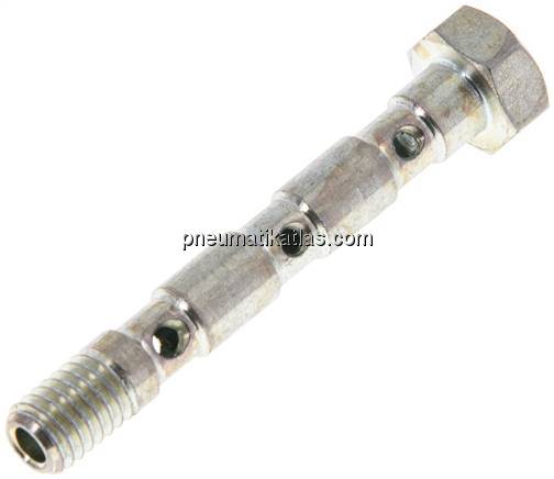 Hohlschraube, 3-fach M 5-36mm, Stahl verzinkt