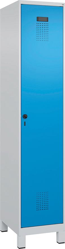 Spind Evolo PLUS 1 Abteil H1950xB400xT500mm RAL7035/RAL5012 /F/7035