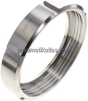 Nutmutter (Milchgewinde) Rd 160 x 1/4", 1.4404