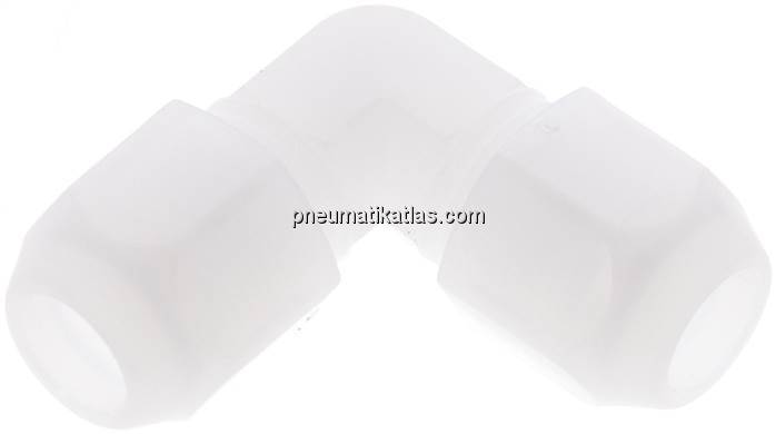 Winkel-Schlauchverbinder 12x10mm, Polypropylen