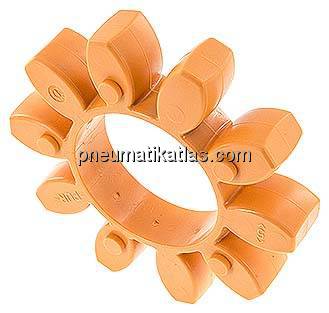 ROTEX-Zahnkranz, Gr. 75, Shore 92 A (orange)