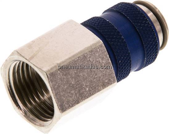 Kupplungsdose (NW5) G 3/8"(IG), Messing vernickelt