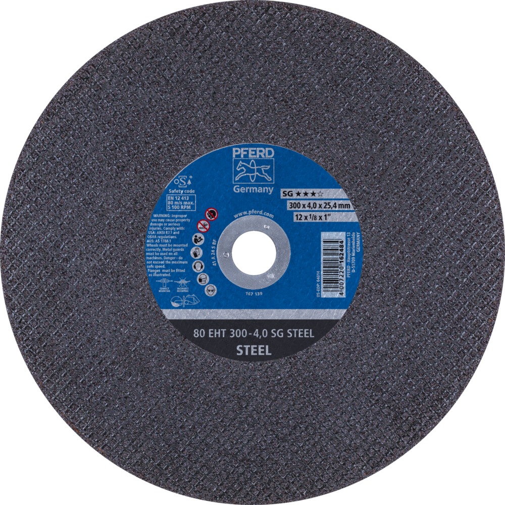Trennscheiben 80 EHT 300-4,0 SG STEEL/25,4
