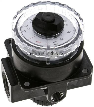 Manometerregler, G 3/4", 0 - 3 bar
