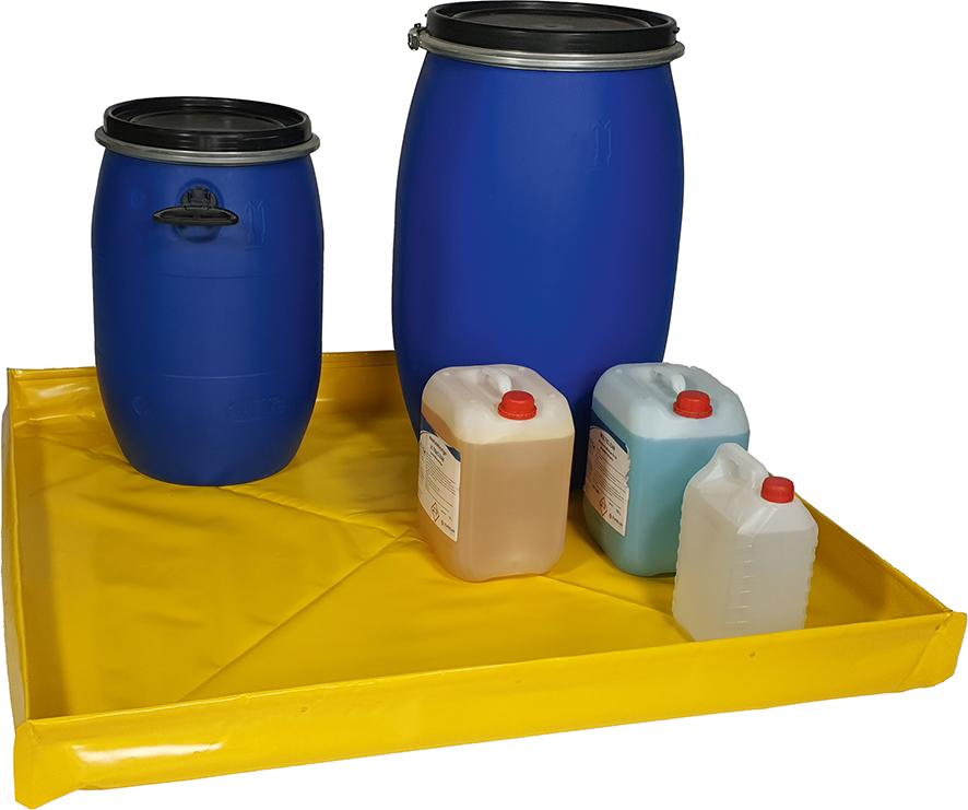 Faltwanne Quick L1500xB1500XH120 mm Auffangvolumen 270 l PVC