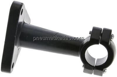 Messgerätehalter DIN 16281, 100mm Ausladung, Aluminium