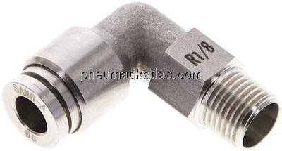 Winkel-Steckanschluss R 1/8"-6mm, IQS-ES LE/IQS-PVDF