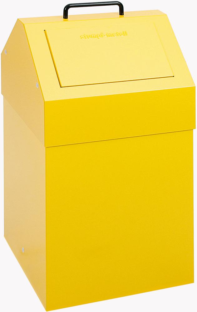 Wertstoffsammler 45 l gelb stationär stumpf