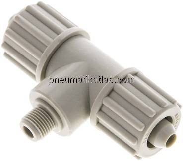 T-Verschraubung G 1/8"-12x6mm, Polypropylen
