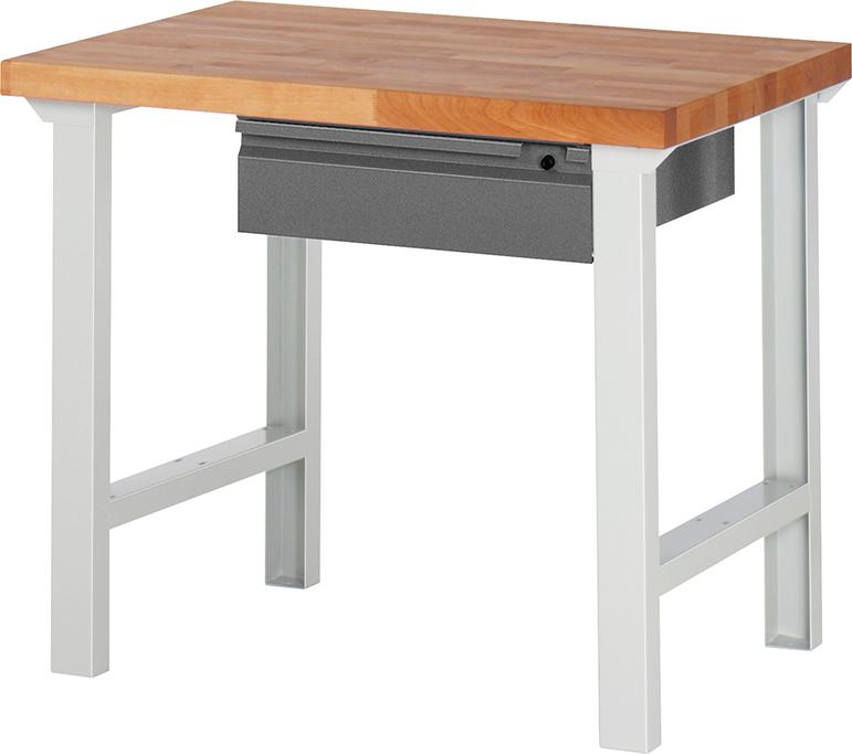 Werkbank Serie Basic 7 Modell 7001-1 B1000xT700xH840mm RAL7035/7016