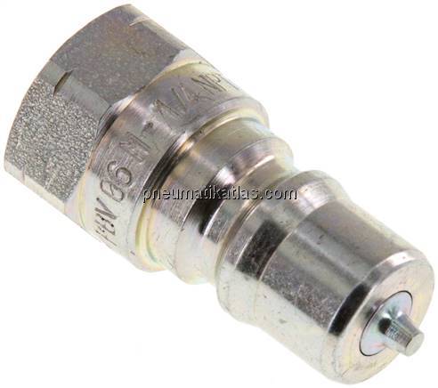 Hydraulikkupplung ISO 7241-1B, Stecker, NPT 1/4"(IG), Stahl