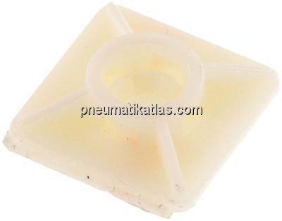 Klebesockel für Kabelbinder (3,6mm)