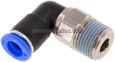 Winkel-Drehverschraubung R 3/8"-8mm, IQS-Standard