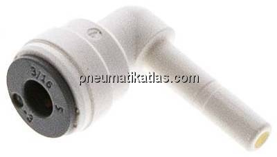 Winkel-Steckanschluss 3/16" (4,76 mm) Stecknippel-3/16" (4,76 mm) Schlauch, IQS-