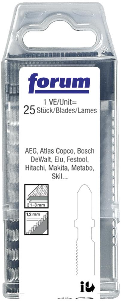 Stichsägeblatt T 118 A FORUM VE à 25 Stück