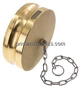 Kamlock-Verschlussstecker (DP) 5", Messing