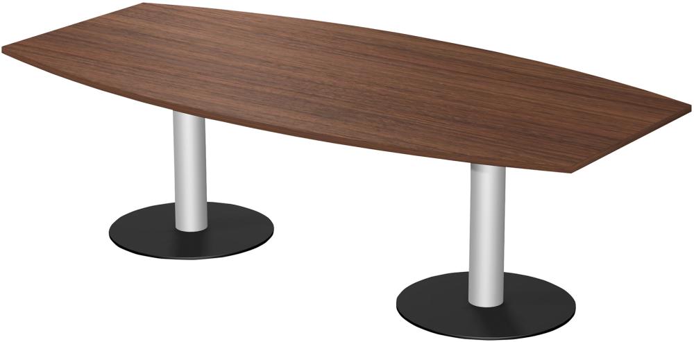 Konferenztisch 800/1200 x 2000 FF Nußbau