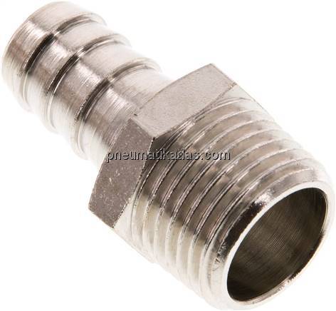 Gewindetülle R 1/2"-13 (1/2")mm, Messing vernickelt