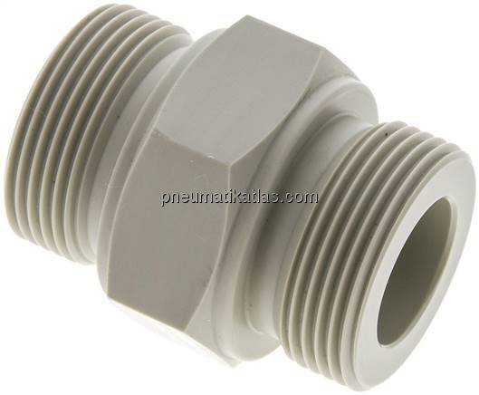 Doppelnippel G 1-1/4"-G 1-1/4", Polypropylen