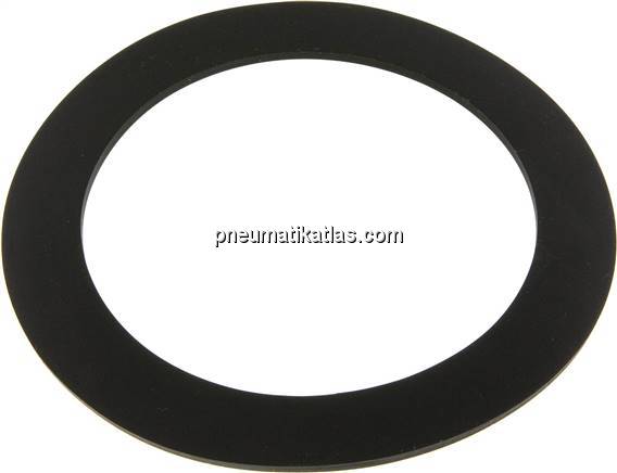 Dichtungen für PVC-U-Losflansche 90 mm (DN80), EPDM