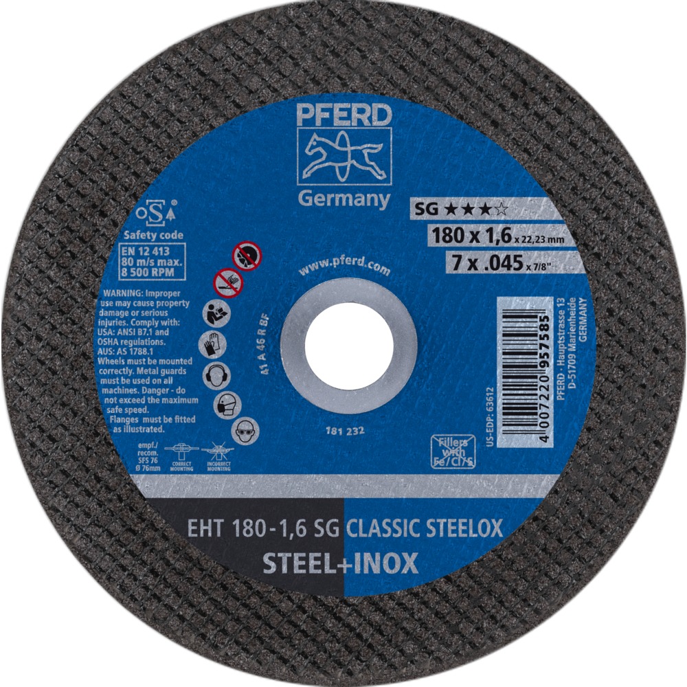 Trennscheiben EHT 178-1,6 SG CLASSIC STEELOX
