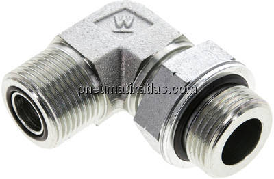 ORFS-Winkeleinschraubverschraubung UNS 1"-14-G 3/4"