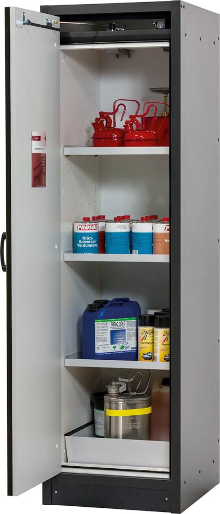 Schrank Q-Classic-30 564x1947 1Tür.3FB,Gelb