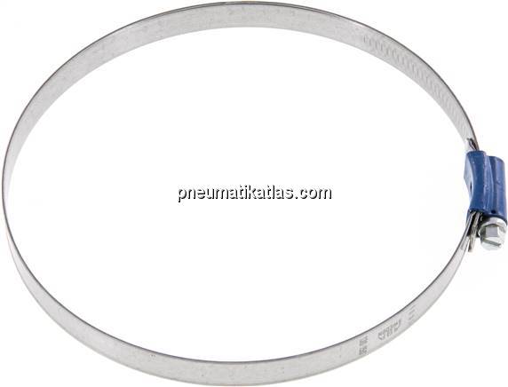 12mm Schlauchschelle 130 - 150mm, Stahl verzinkt (W1) (ABA)