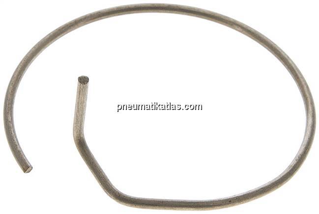 Automat. Sicherung zum Anbau an Kupplung, Draht 2 mm