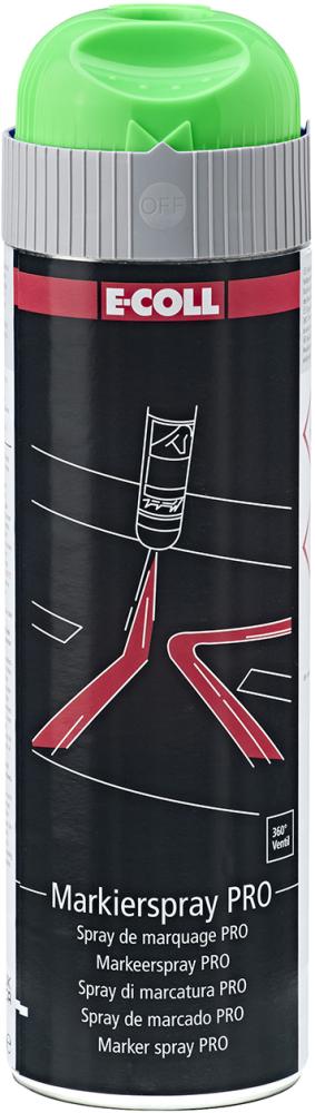 PRO Markierspray 500ml grün E-COLL