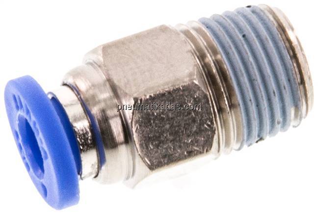 Gerader Steckanschluss R 1/8"-4mm, IQS-Standard