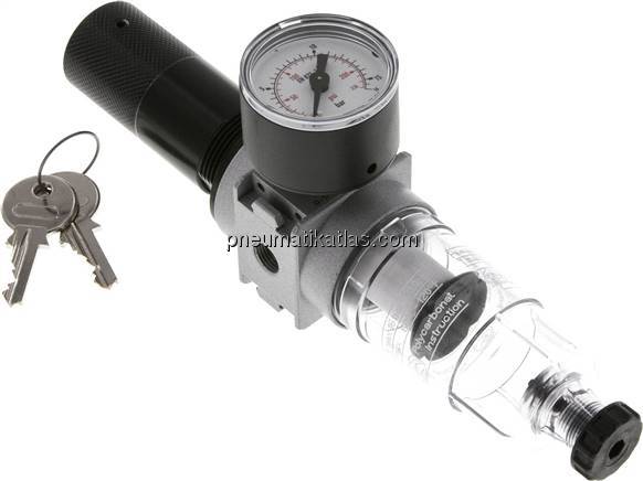 MULTIFIX Filterregler, abschließbar, G 1/8", 0,5 - 10bar, Baureihe 0