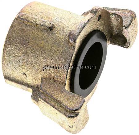 Sandstrahlkupplung Temperguss verzinkt, G 1-1/2" (IG)