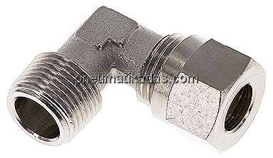 Winkel-Schneidringverschraub. R 3/8"-10 L (M16x1,5), Messing vernickelt