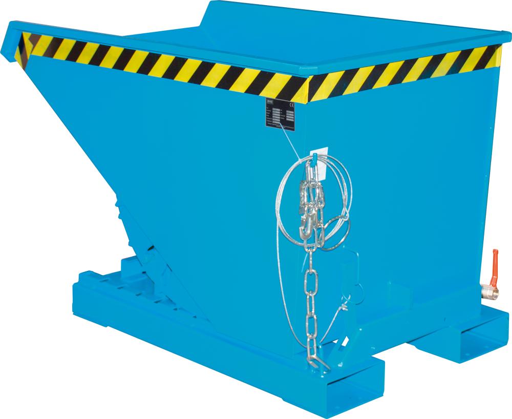 Späne-Kippbehälter 2100 lEXPO-E2100,lack.,RAL5012