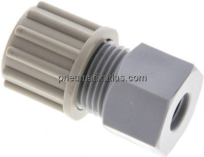 Aufschraub-Verschraubung G 1/8"-12x9mm, PA