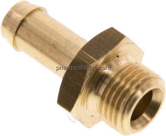 Gerader Steckanschluss G 1/8"-6mm innen, Messing