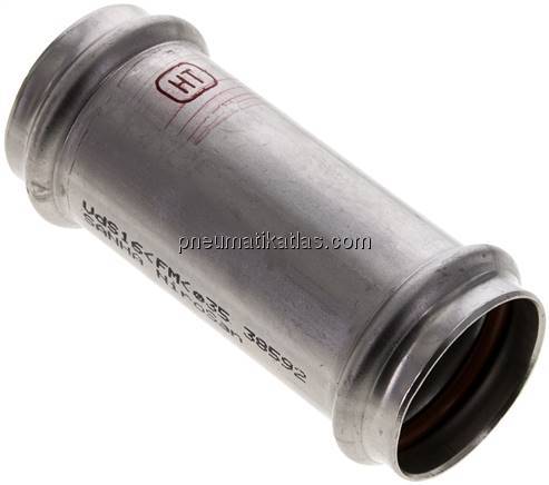 Pressfitting, Schiebemuffe, 35mm, 1.4404